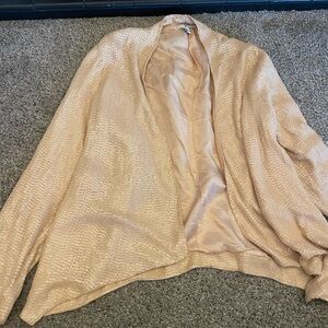 Joie sequin blazer (light pink)